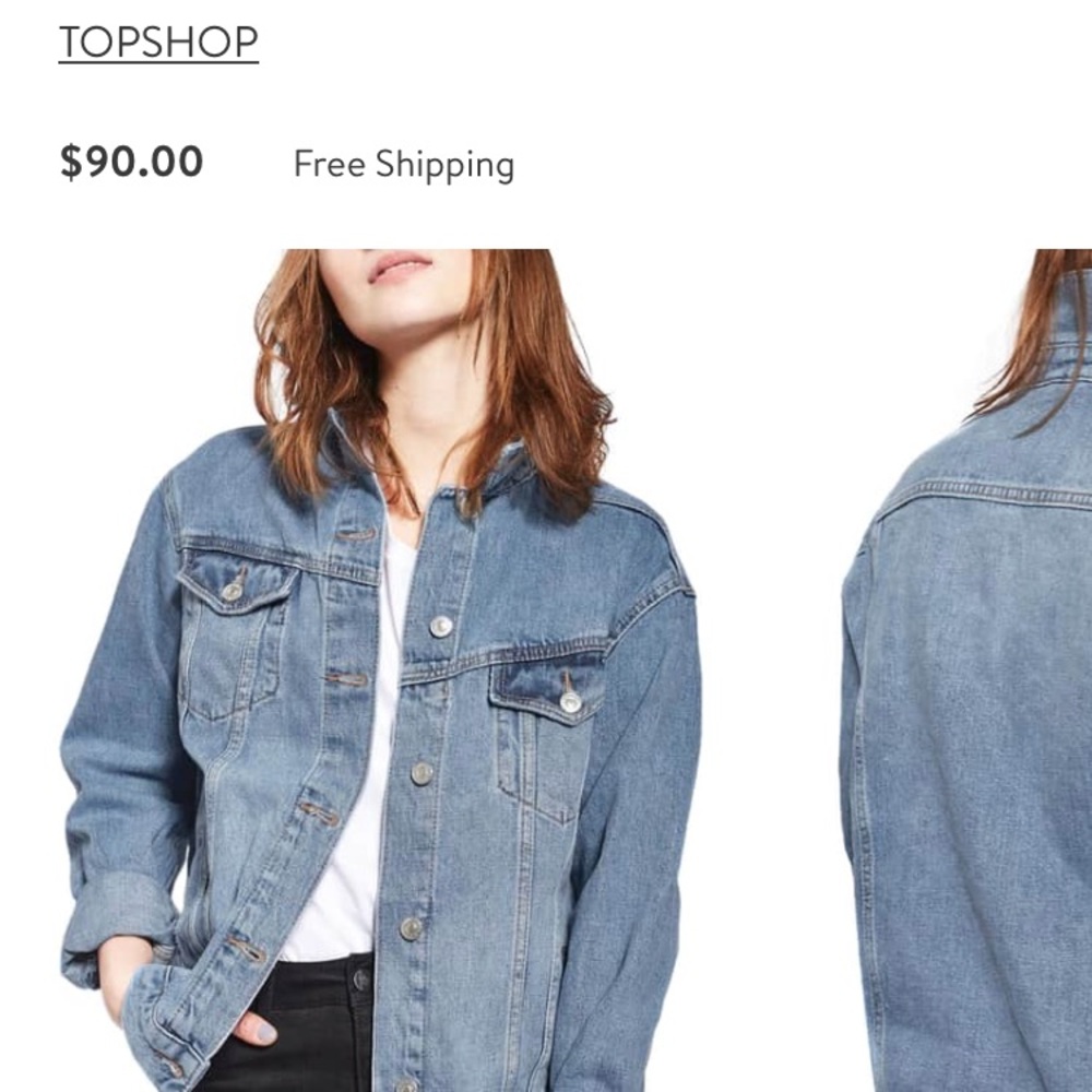 SOLD Topshop Moto jean jacket